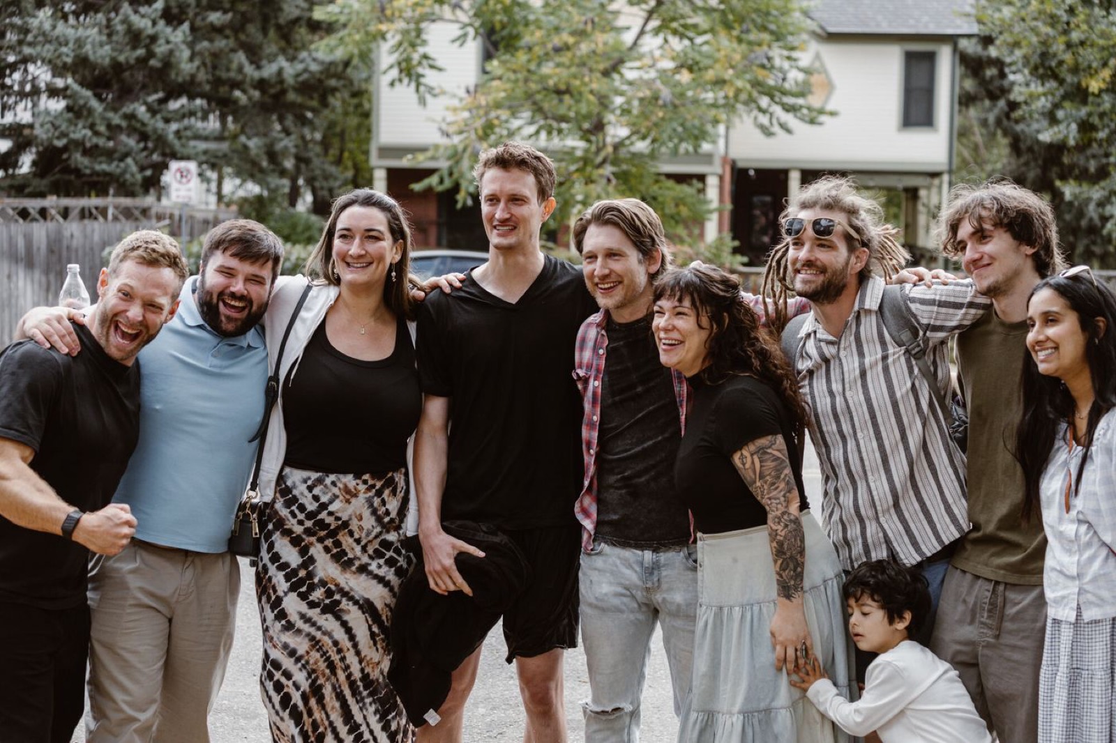 Group photo outdoors in Boulder